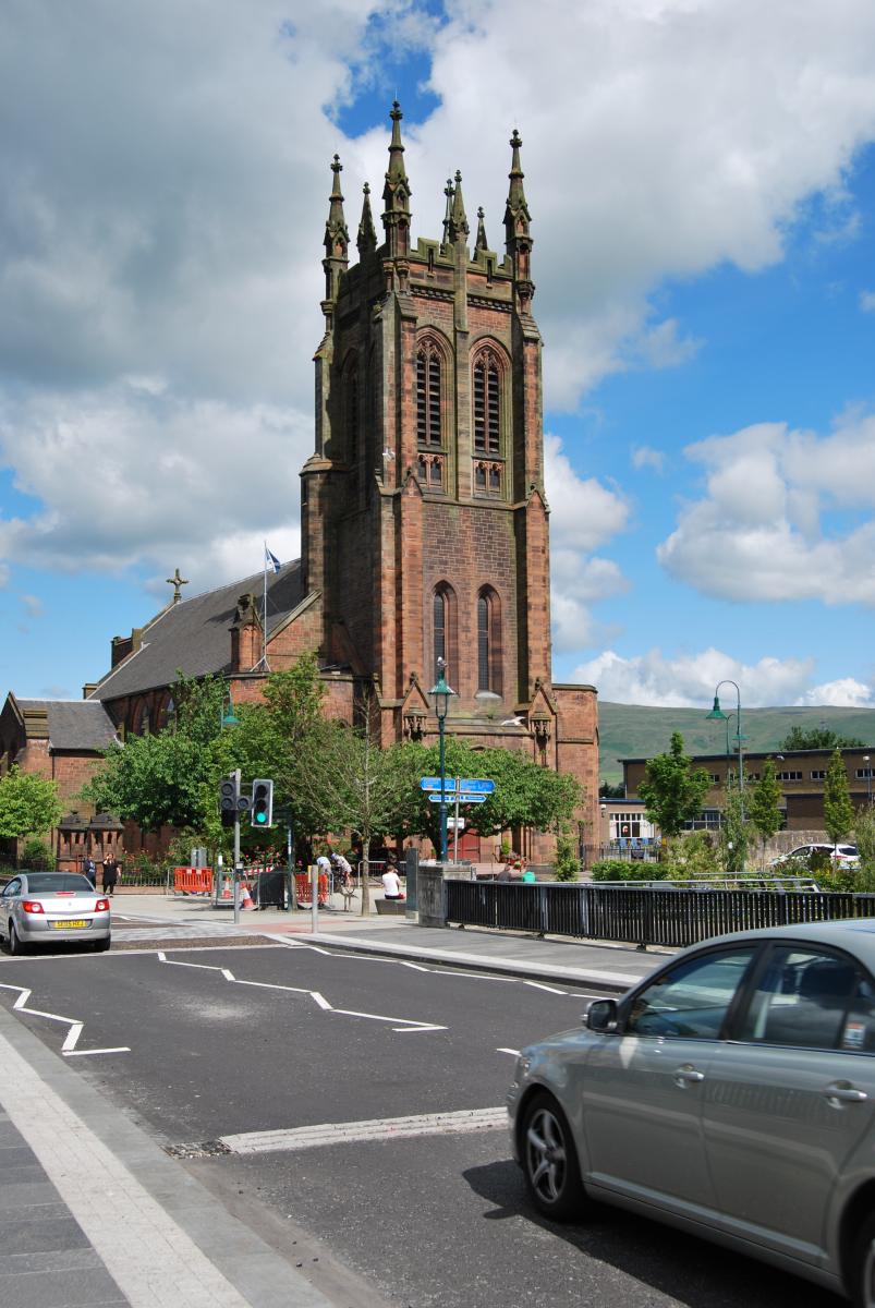 St Mary's Church on Kirkintilloch Main Street