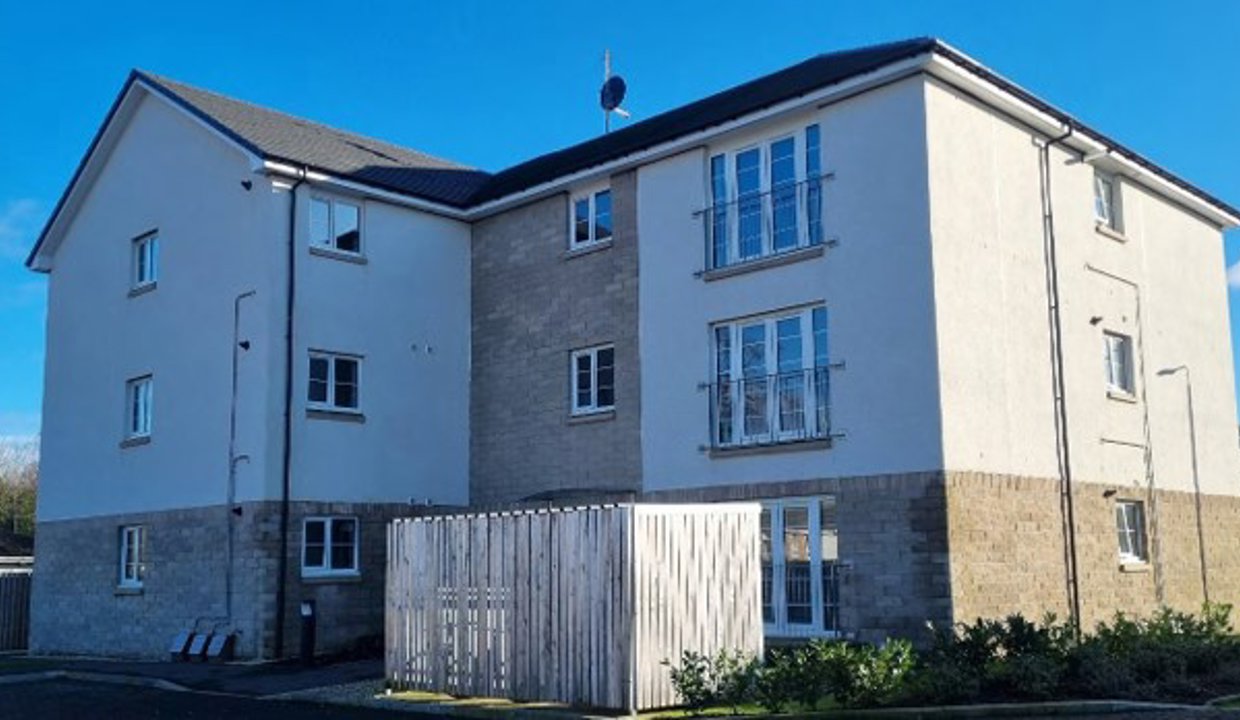 Housing on Rob Roy Place in Kirkintilloch