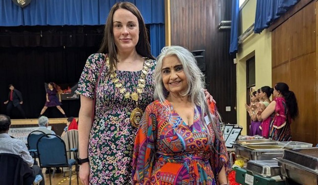 Depute Provost Colette McDiarmid and Manjulika Singh – the Chair of the Forum