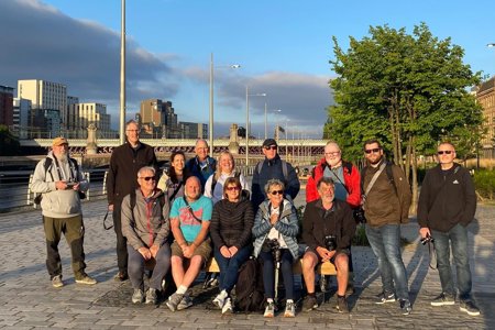 Members of Kirkintilloch Camera Club are pictured during a recent outing.