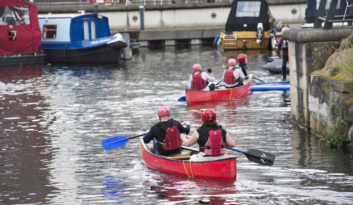Kirkintilloch Canal Festival - canoeing