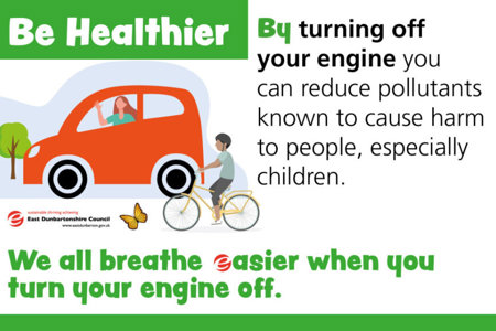  Be Healthier By turning off your engine you can reduce pollutants known to cause harm to people, especially children.  We all breathe easier when you turn your engine off.