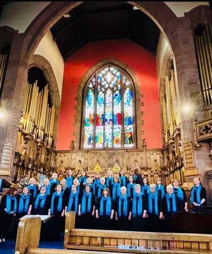 Kirkintilloch Ladies Choir in St Mary’s Parish Church, Kirkintilloch