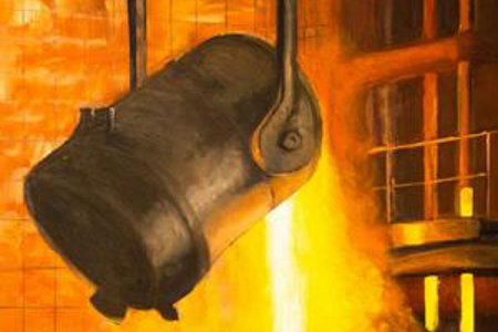 Roger McNulty Painting of stage light