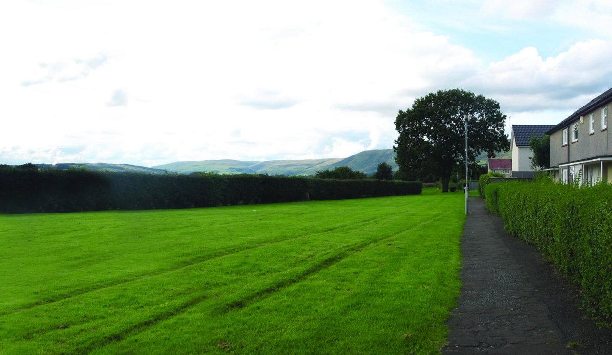Part of the proposed development site in Kirkintilloch