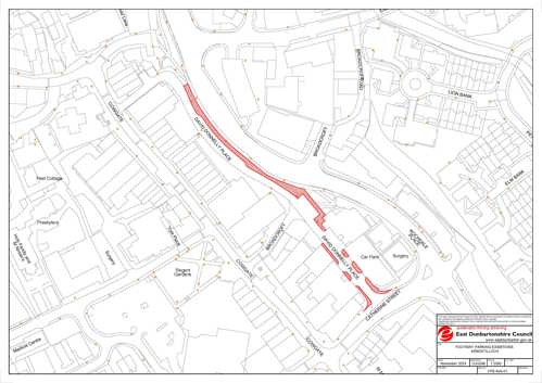 Kirkintilloch exempted street map