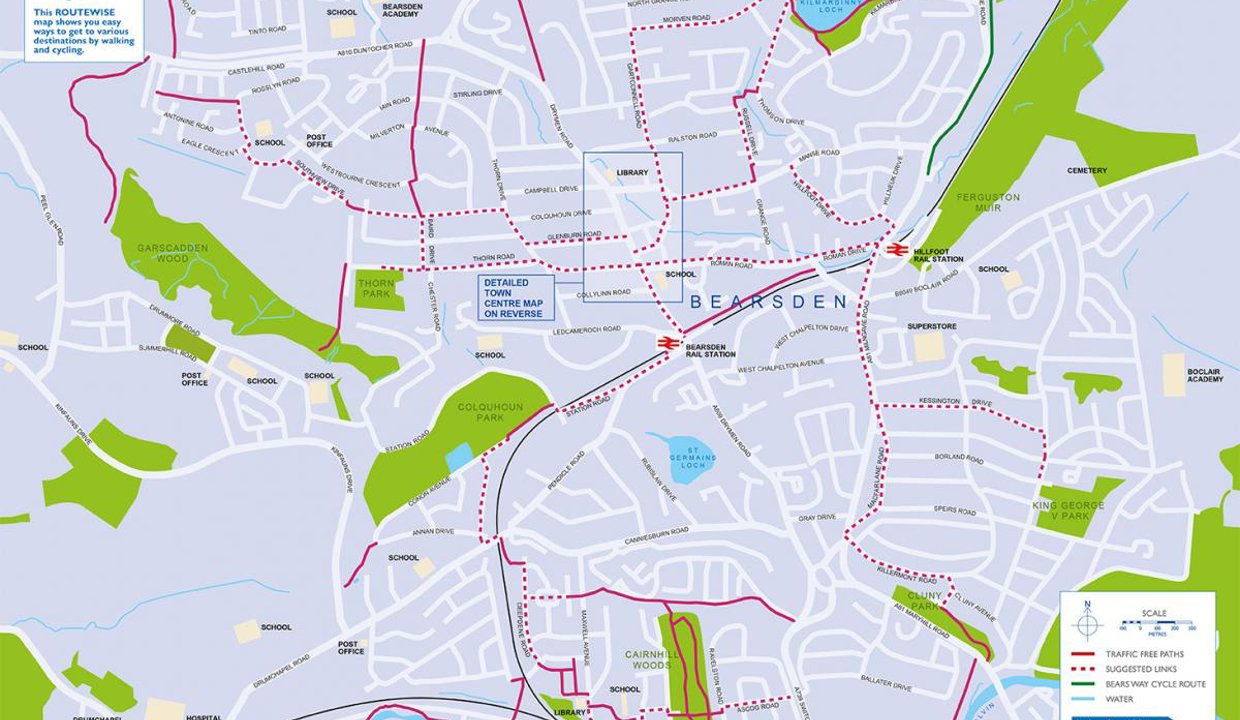 map of bearsden