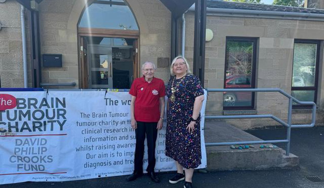 Provost Renwick with George Crooks