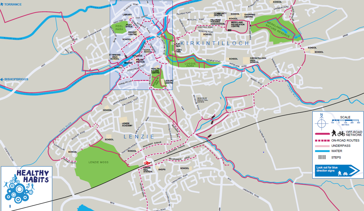 map of kirkintilloch
