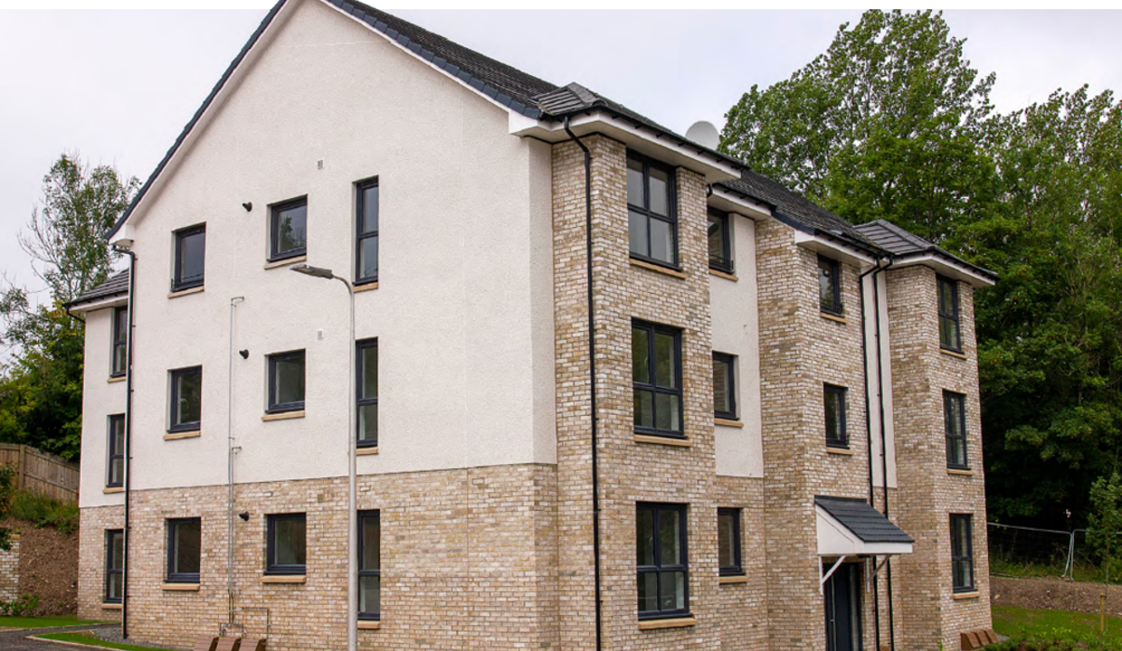 Housing on Rose Dene Drive in Bearsden