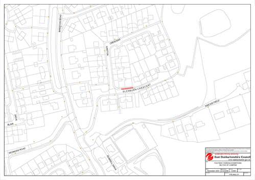 Milton of Campsie exempted street map
