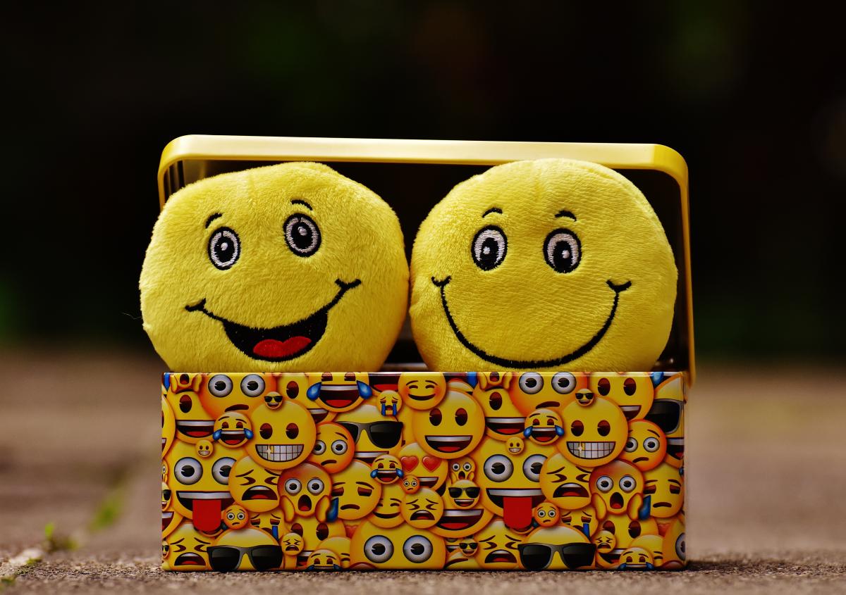 Image of soft toy emojis