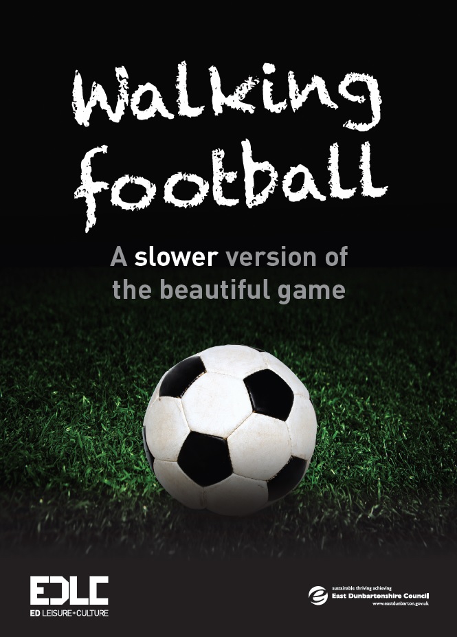 Walking football logo