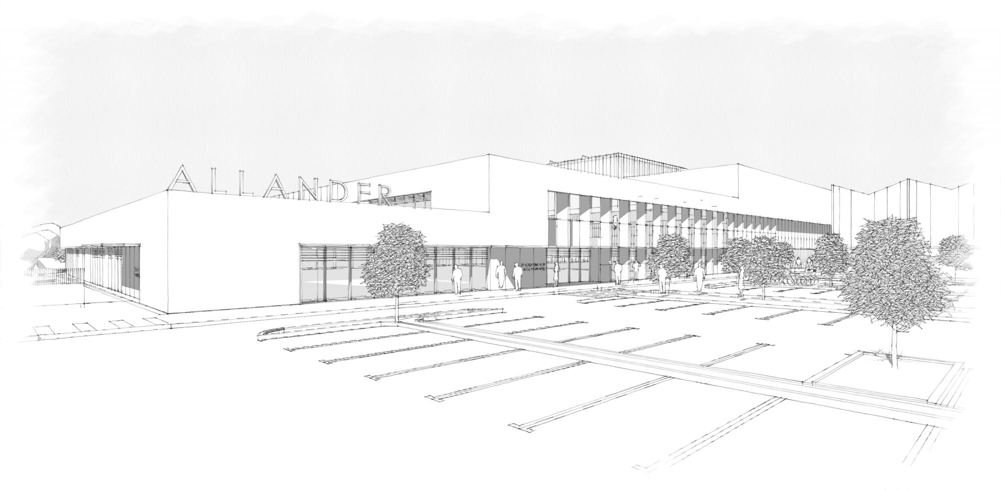 Allander Leisure Centre - new facility artist impression