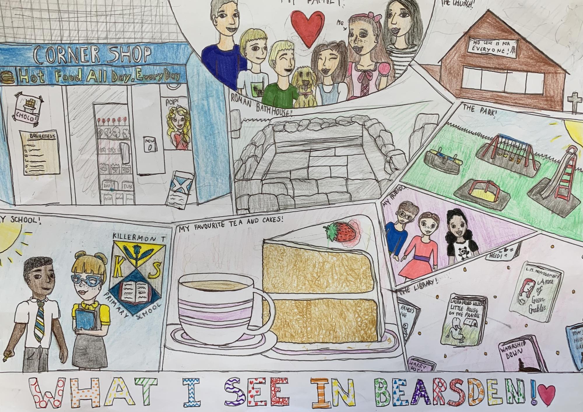 Daisy Matheson - P7 at Killermont Primary - entry for 'What I See in Bearsden' primary schools competition