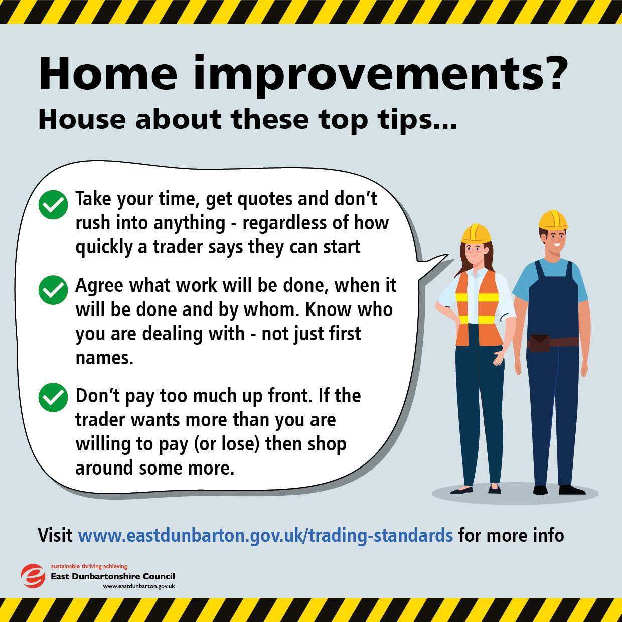 Home improvements graphic