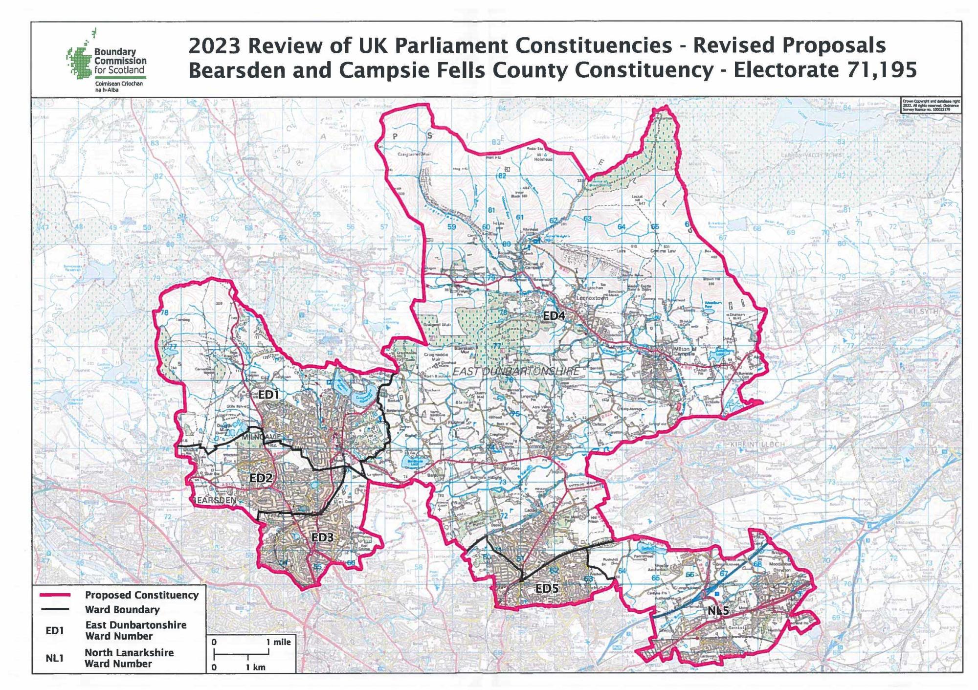 2023 BCS revised proposals UK Parlimentary Boundary Review 1