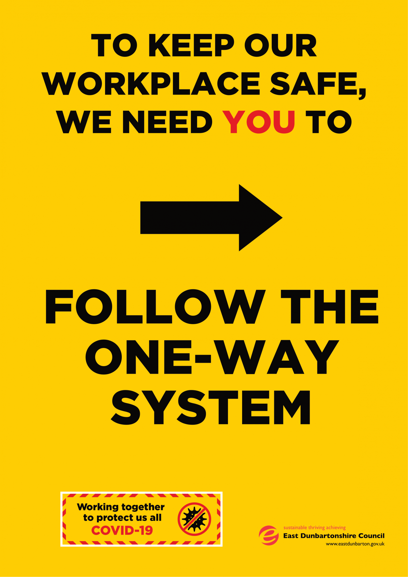 follow one way system