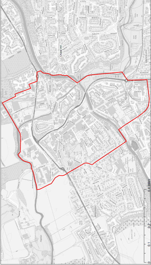 Map of KIRKINTILLOCH WEST AREA
