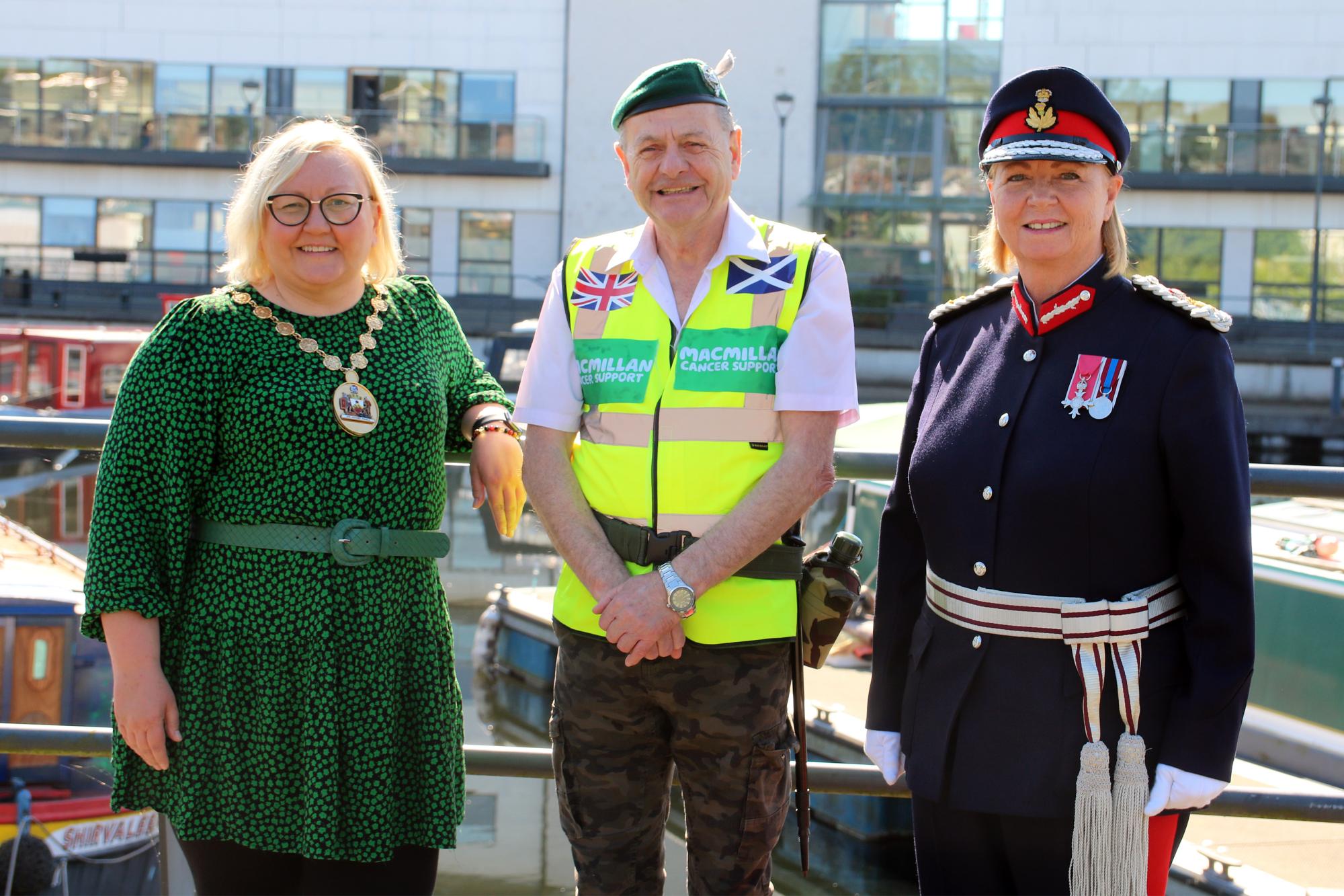 Provost Renwick, Robert Campbell and Jill Young