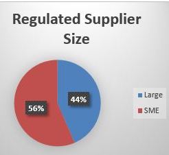 Regulated supplier pie chart