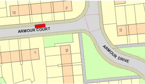 Armour Court street map
