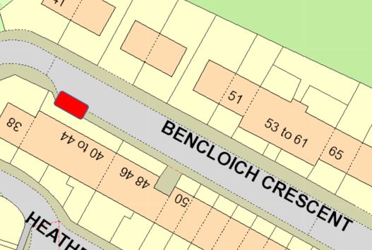 Bencloich Cresc Street map