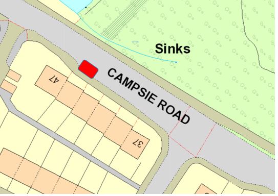 Campsie Rd street map