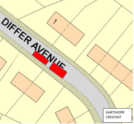 Differ Ave street map