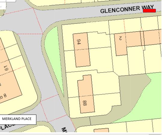 Glenconner Way street map