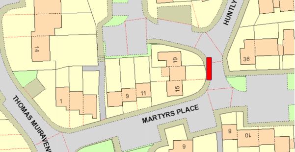 Martyrs Pl street map