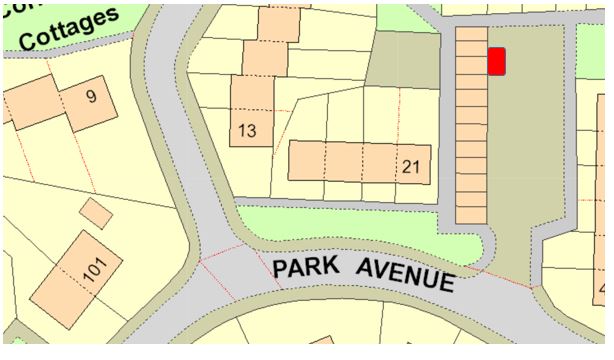 Park Ave street map