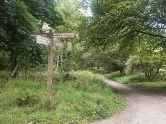 path and signpost at Mugdock