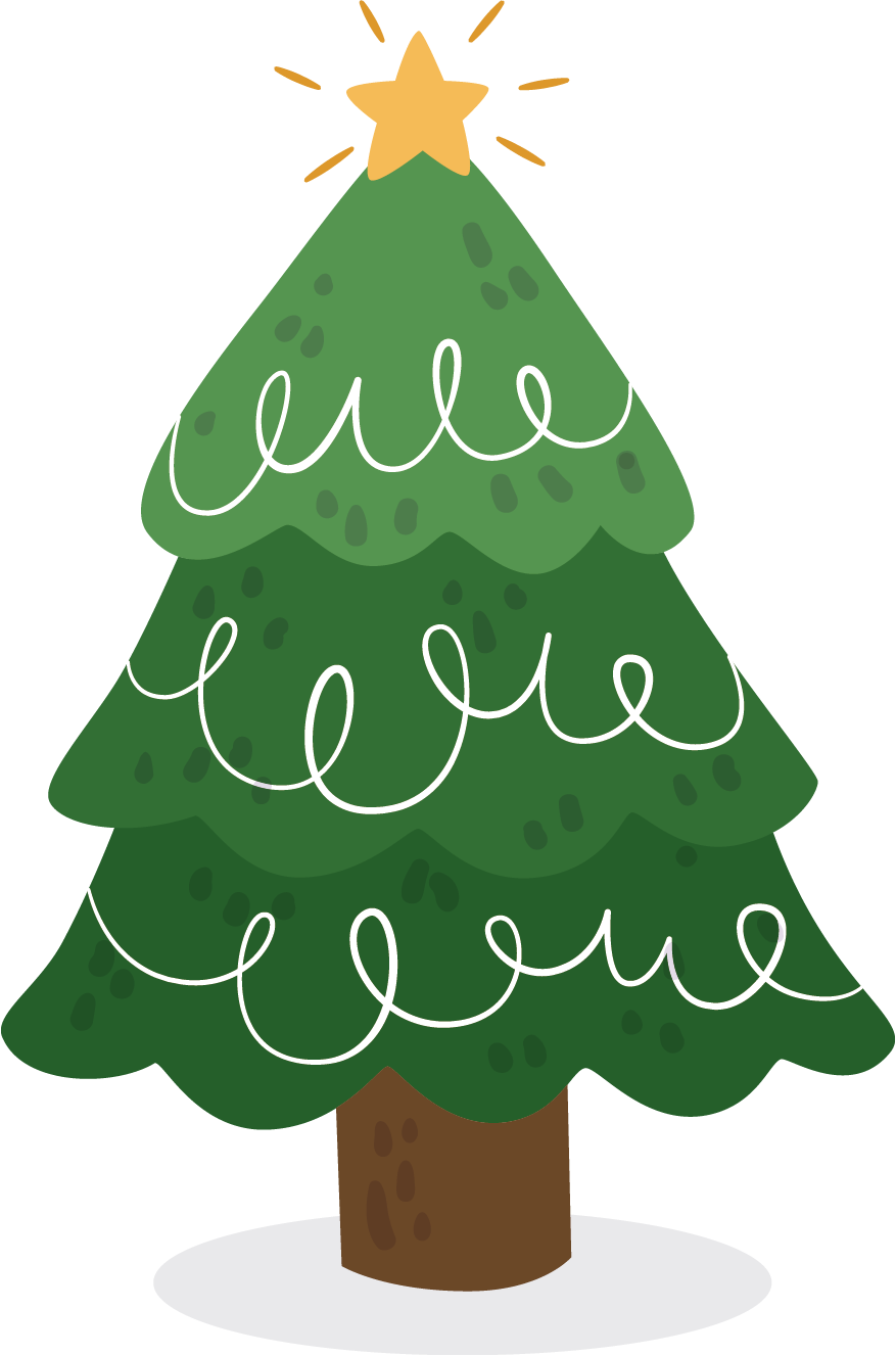 green christmas tree