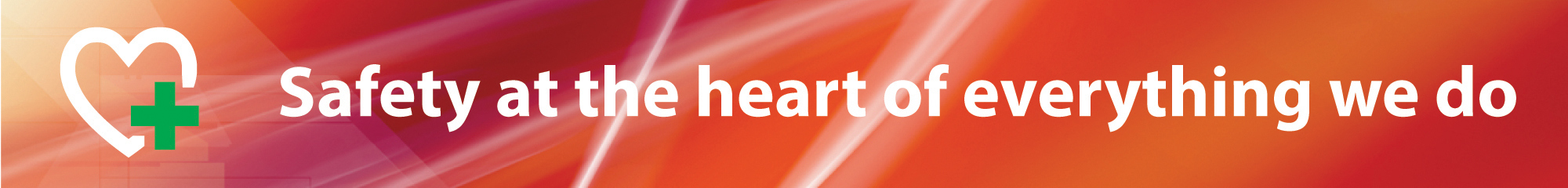 Safety at the heart of everything we do logo