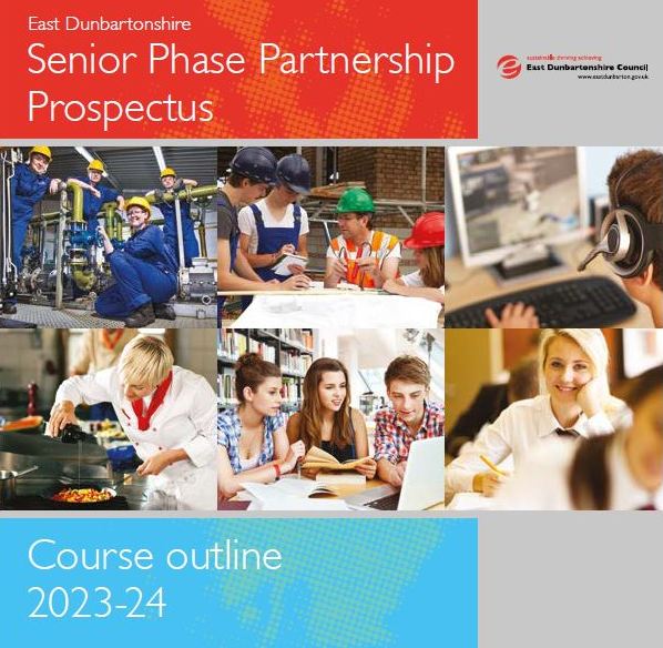 Front cover of Senior Phase Partnership Prospectus 2023-24
