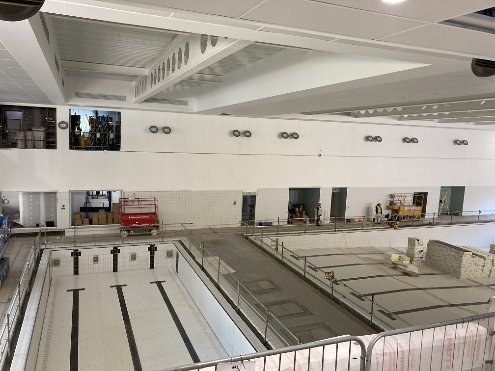 The new Allander Leisure Centre - swimming pool