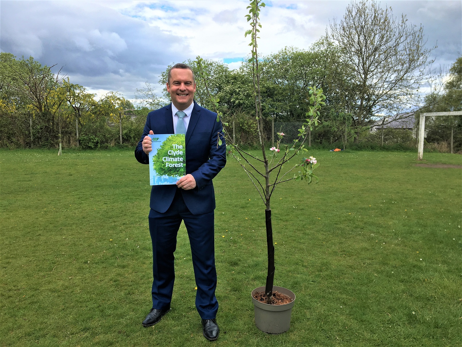Cllr Polson launches Clyde Climate Forest