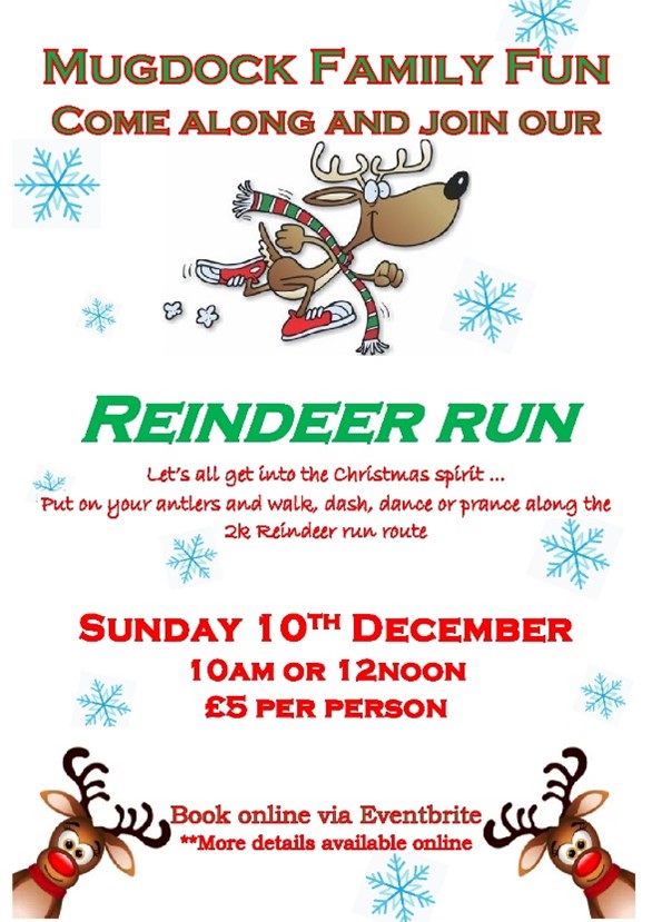 Reindeer Run poster - same info in webtext