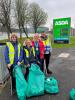 Provost Renwick with Beryl, Lynn & Fraser from Betterbriggs and the manager of Bishopbriggs' ASDA