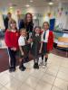 Depute Provost Colette McDiarmid with St Helen's Primary pupils