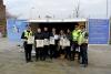 Police and EDC staff at Ready for Winter display