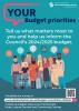 YOUR Budget priorities  Tell us what matters most to you and help us inform the Council's 2024/2025 budget.  Complete our survey at www.eastdunbarton.gov.uk/budget consultation-202425 or pick up a paper copy at our Community Hubs, Leisure Centres and Community Centres.