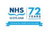 NHS 72 year celebration logo